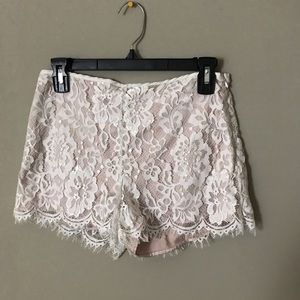 Lace shorts